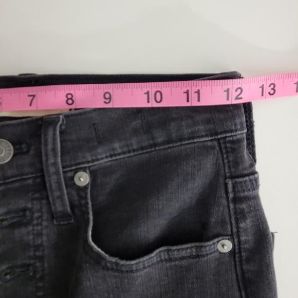 Madewell Cali Demi Boot Button Fly High Waist Cropped Boot Cut Jeans Bellspring - Picture 13 of 15